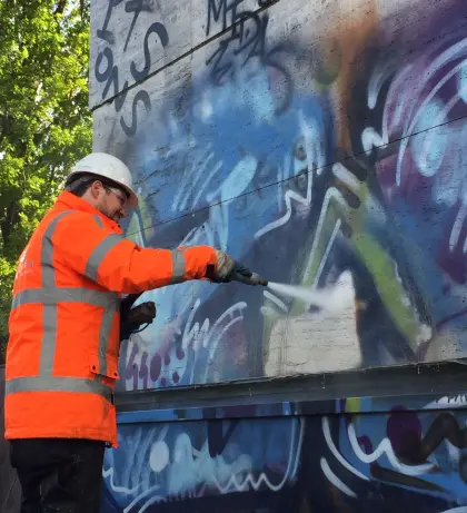Graffiti verwijderen Breda
